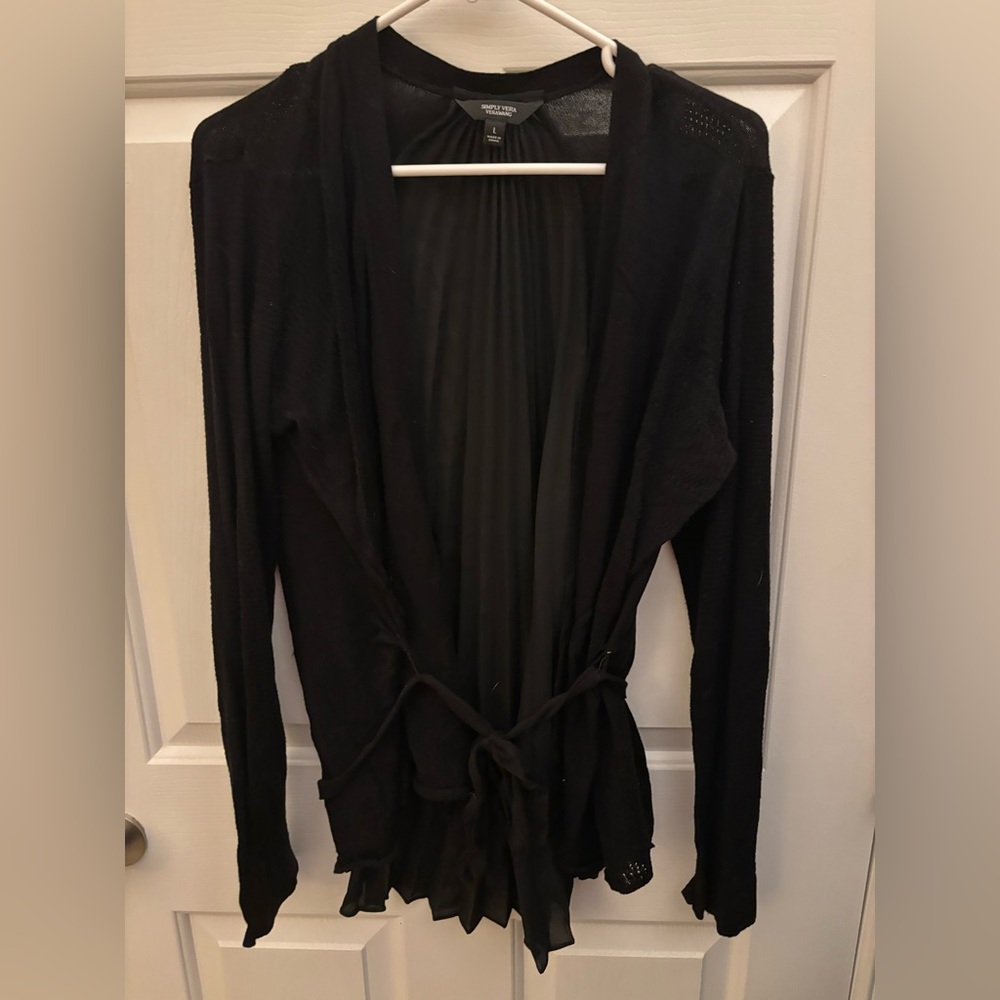 🎆5 for $25 Simply Vera Vera Wang Black Sweater